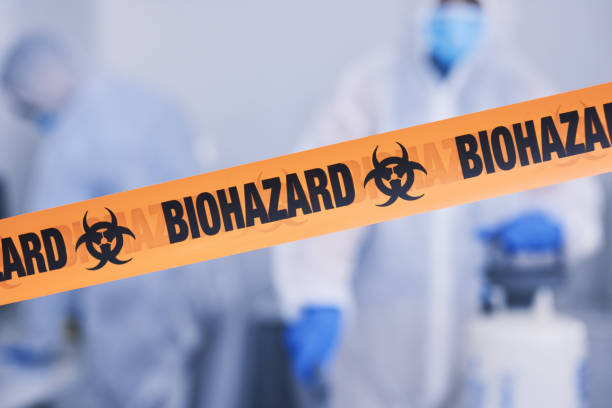 Professional Drug Lab Cleanup technician working in Dale, IN